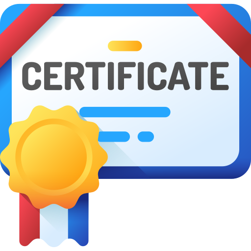 certificate Flaticon