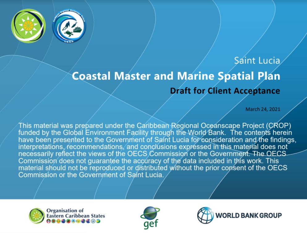 Saint Lucia Coastal Master and Marine Spatial Plan